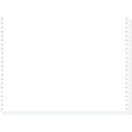 Feuilles listing blanc autocopiant 380x11 2plis bandes détachables