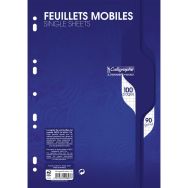 Feuillets mobiles sous film 7000 A4 90g - Calligraphe