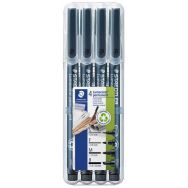 Feutre Lumocolor Staedtler permanent (Etui chevalet de 4)