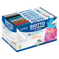 Schoolpack 25 feutres decor métal