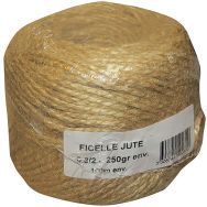 Ficelle jute 0.8/2 bobine de 250gr