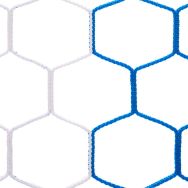 Filet de handball et futsal Huck PPhr 3,5mm maille hexagonale sans noeud à damier