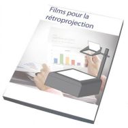 Film polyester pour rétroprojection  pour imprimante laser (Boite de 100)