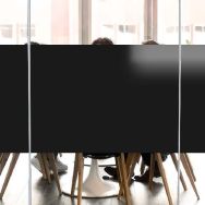 Film vitrage opacifiant noir - Laize 75