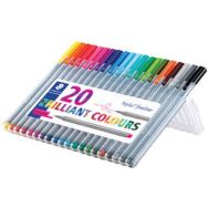 Fineliner triplus BRILLIANT COLOURS, étui de 20