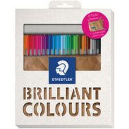 Fineliner triplus BRILLIANT COLOURS ''pencil case''