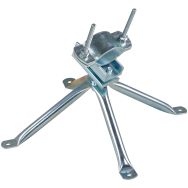 Fixation de miroir par rotule à 4-points sur mur ou poteau