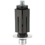 Fixation expansible carrée en plastique, R47-32-35 RVS