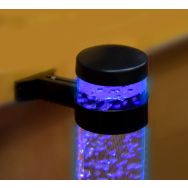 Fixation murale pour tube à bulles lumineux