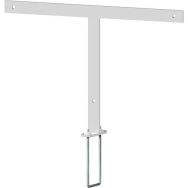 Fixation pour panneaux en acier plat