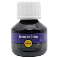 Flacon 50ml encre de Chine noire Pichon (lot de 6 flacons)