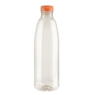Flacon PET 250 mL à 1L et bouchon orange - Bunzl