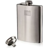 Flasque 24cl et entonnoir en acier brossé