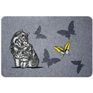 Flock estampes chat 40x60cm