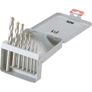 Foret à beton carbure taille 4-12 mm - coffret tole de 7