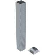 Fourreau pour but de basket carré de 140 x 140 mm acier galva l'unité