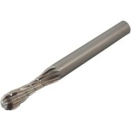 Fraise tige Ø6x60mm HSS spe batonnet bout arrondi - 6x20 mm