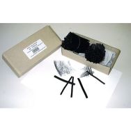 Fusain 6 cm diam: 6 à 8 mm (Boîte scolaire de 100)