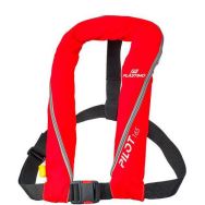 Gilet gonflable PILOT 165 ZIP MANUEL rouge