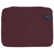 Galette Color Mix outdoor 38 x 30 cm - lie de vin