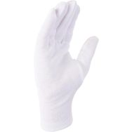 Gant de protection en coton blanc ourlet t 10 - 10 paires