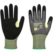 Gants anti coupure F mousse nitrile - Noir/Gris - S