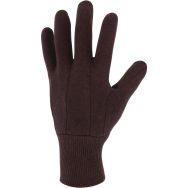 Gants en coton jersey marron pour femme en lot de 10 - 10 paires