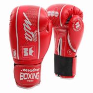 Gants initiation multiboxes Montana Hawk rouge - taille 6 oz
