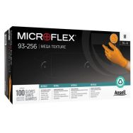 Gants jetables en nitrile Microflex® Mega Texture 93-256 - Ansell
