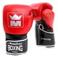 Gants multiboxes Montana X-Boxing rouge/noir - taille 12 oz