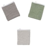Gants toilette enfant polycoton 420 g/m² coloris panachés