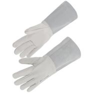 Gants tout fleur avec une manchette croûte de 15 cm - 10 paires