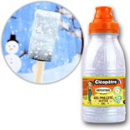 Gel pailleté 250 ml déco neige
