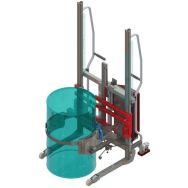 Gerbeur semi-électrique avec accessoire Rotofûts Lev300