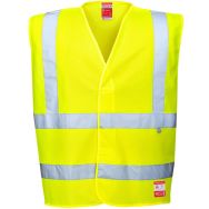 Gilet antistatique et flamme résistant jaune-4XL (Lot de 2)