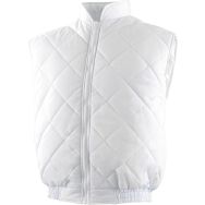 Gilet de froid polycoton blanc de taille L