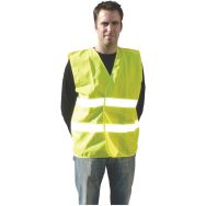 Gilet de sécurité double ceinture classe 2 - Jaune