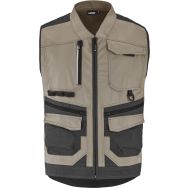 Gilet homme Trowel 9ATT3 - Beige/Gris - Lafont