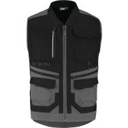 Gilet homme Trowel 9ATT3 - Noir/Gris - Lafont