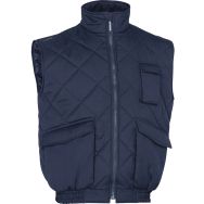 Gilet matelassé CLUSES2 polyester/coton Bleu Taille : M