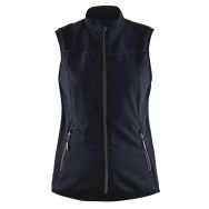 Gilet sans manche softshell femme marine foncé/noir