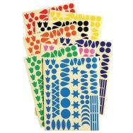 Gommettes fantaisie multiformes