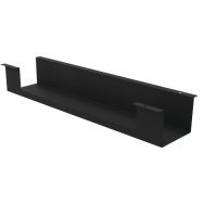 Goulotte de câblage métal universelle 60 x 12 cm noir