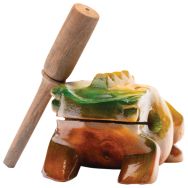 Grenouille guiro 14 cm-Fuzeau