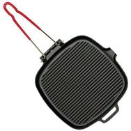 Gril viande caré fonte noire 25cm