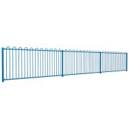 Grille ULTRAPARC 2.36 m poteau rond - bleu - Normaclo