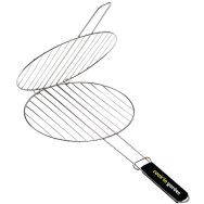 Grille double ronde d37cm manche soft touch