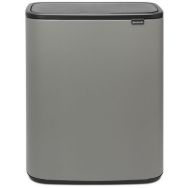 Gris Bo Touch bin 60 L, Brabantia