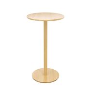 Guéridon haut Woody diamètre 60 cm plateau Hêtre