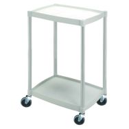 Guéridon plastique 48.5x36.5 cm- 2 plateaux